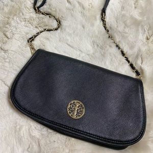 Black and gold purse